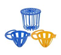 Milageto 3 Piezas de Soporte para Comida de Jaula de pájaros, Herramientas de alimentación para periquitos, contenedor de Almacenamiento Desmontable Multiusos