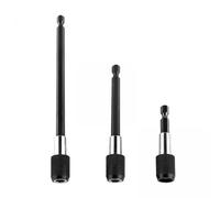 Milageto 3x 3 Unids/set 1/4 "portapuntas de Destornillador 60mm 100mm 150mm Barra de Extensión de Taladro