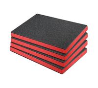 Milageto 4 Insertos de Espuma Artesanal para Estuches, Protectores Cortables Y Fiables, Láminas de Espuma EPE para Acolchado, Transporte, Estuches de Cámara, M, 50 cm x 33,5 cm x 5 cm