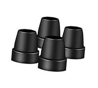 Milageto 4 piezas de puntas de bastón antideslizantes universales resistentes de alto rendimiento accesorios duraderos almohadillas para bastones para bastones