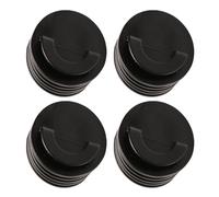 Milageto 4 Tapones de Drenaje para Kayak, de Goma, para reparación de Marinas, Color Negro, S