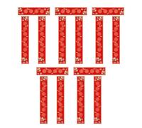 Milageto 5 Juegos de Papel de coplas en para Manualidades, Suministros para año Chino Chun Lian 2026, Papel de caligrafía Xuan Rojo para, Style H