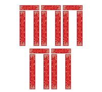 Milageto 5 Juegos de Papel de coplas en para Manualidades, Suministros para año Chino Chun Lian 2026, Papel de caligrafía Xuan Rojo para, Style E