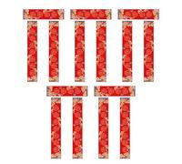 Milageto 5 Juegos de Papel de coplas en para Manualidades, Suministros para año Chino Chun Lian 2026, Papel de caligrafía Xuan Rojo para, Style G