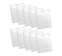 Milageto 5 Páginas para Monedas Colección Hojas para Monedas Fundas para Moneda Inserciones de Carpeta Transparentes Flexibles con Bolsillos Múltiples Adecuada, Páginas de Dinero de 3 Cuadrículas