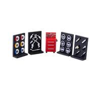 Milageto 5 Piezas de Accesorios para Coche, Modelo de Tablero Perforado, Escala 1/64, Panel de Pared de Garaje en Miniatura simulado para niños, niñas, niños y