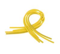 Milageto 5 Piezas Tubo para Aparejo de Carpa Tubo Antienredo Flexible Manguitos para Aparejos de Silicona Manguitos para Anzuelos Resistente Al Desgaste Y Elás, Amarillo