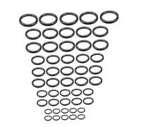Milageto 50 Anillos guía para caña de Pescar, Kit de reemplazo de Puntas, Juego de Anillos de Ojo, Kit de reparación de línea de cerámica para caña de Pescar.