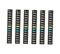 Milageto 6 de para, calcomanías de Temperatura Profesionales, de Rendimiento y compactas, para