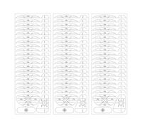 Milageto 60 Pegatinas de Cinta de Impacto para Golf, para hierros, análisis de consistencia, Driver, de Madera, autoaprendizaje, Ayuda de Entrenamiento, Style B