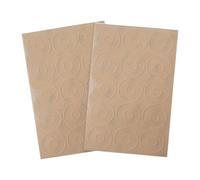 Milageto 60 Piezas de Reglas de Patchwork con Almohadilla Antideslizante, Pegatinas de Agarre para Reglas, Portátiles Y Ligeras.