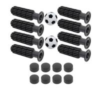 Milageto 8 Empuñaduras para Futbolín con Tapón para Un Manejo Cómodo.