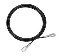 Milageto Accesorio práctico para máquina de Cable de polea de Fitness, Cuerda de Alambre de Acero para Equipos de Fuerza y músculos de Espalda, 150cm