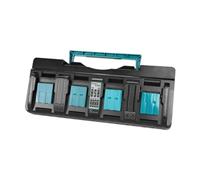 Milageto Accesorio profesional de 4 puertos de carga de 14,4 V V, repuestos, adaptador de estación de carga rápida para BL1430, BL1820 y BL1850.
