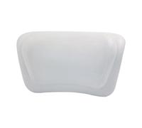 Milageto Accesorios de almohada de bañera multifunción fuerte taza de succión almohada de baño liviano para bañera para spa relajación hotel, Blanco