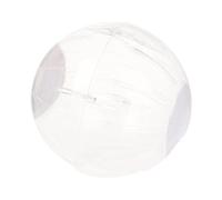 Milageto Accesorios de Jaula de Pelota de hámster fácil de Limpiar 728 '', Rueda Transparente y de Bola Deportiva silenciosa, Blanco