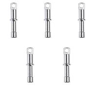 Milageto Accesorios de Reemplazo de Poste de Tienda de Varilla de Aluminio Puntas de Extremo de 7, / 8,5 Mm, Tipo 2 para Palos de 7,9 mm