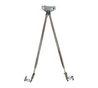 Milageto Accesorios para Remolque de Carga de Bicicletas, Suministros, de Repuesto, Varilla de Remolque de Bicicleta Plateada para, jardín, H Type