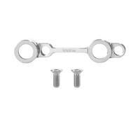 Milageto Adaptador de Freno de Disco para Bicicleta de Carretera, Soporte de Montaje, convertidor de Soporte de Pieza de reparación, Adaptador de Montaje de, Plata 5.1x1.1cm