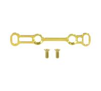Milageto Adaptador de Freno de Disco para Bicicleta de Carretera, Soporte de Montaje, convertidor de Soporte de Pieza de reparación, Adaptador de Montaje de, Oro 7.9x1.3cm