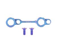 Milageto Adaptador de Freno de Disco para Bicicleta de Carretera, Soporte de Montaje, convertidor de Soporte de Pieza de reparación, Adaptador de Montaje de, Azul Violeta 5.1 X 1.1 Cm