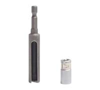 Milageto Adaptador de puntas para destornilladores de tuercas hexagonales para bicicletas de carretera Convertidor de puntas de destornillador cuadrado a dados