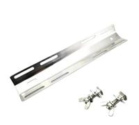 Milageto Adaptador para Placa Trasera de Buceo Adaptador de Cilindro Simple Soporte de Montaje Pieza para Arnés Dorsal Fijación para Tanque en Aleación de