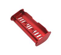 Milageto Alerón Trasero RC Trasera Spoiler para Coche Teledirigido 1 14 1 16 en Aluminio Resistente Reduce Arañazos Fácil de Instalar Adecuado para M162 M1, Rojo