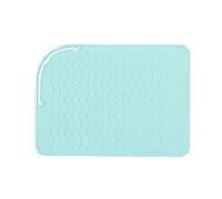 Milageto Alfombrilla resistente al calor para rizador, plancha, alisador de cabello y herramientas de peinado calientes, almohadilla térmica para alisador de
