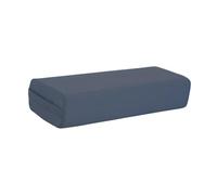 Milageto Almohada de, cojín de meditación Rectangular con Funda extraíble y Lavable, con asa de Transporte para relajación restaurativo, Azul Oscuro