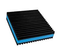 Milageto Almohadilla antivibración, amortiguadora, aislante acústico, ideal para el hogar, cocina, el exterior, cinta de correr, secadora y los, 15 Cm X 15 Cm X 2.23