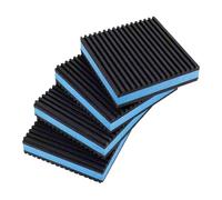 Milageto Almohadilla antivibración, amortiguadora, aislante acústico, ideal para el hogar, cocina, el exterior, cinta de correr, secadora y los, 5 Cm X 5 Cm X 2.23