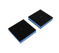 Milageto Almohadilla antivibración, amortiguadora, aislante acústico, ideal para el hogar, cocina, el exterior, cinta de correr, secadora y los, 10 Cm X 10 Cm X 2.23