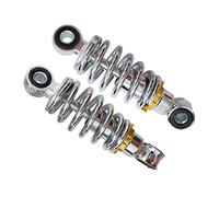 Milageto Amortiguador Trasero para Motocicleta Eléctrica de Alta Resistencia, Repuesto Profesional de Aleación de Aluminio de Alto Rendimiento, 1 Par, Distancia del Agujero 150 mm
