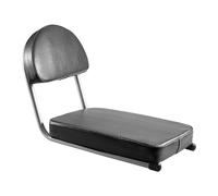 Milageto Asiento de Bicicleta Cojín Trasero Respaldo Esponja Gruesa Sillín Repuesto Ergonómico Accesorios Bicicleta Fácil Montaje Adecuado para Ciclistas, Negro