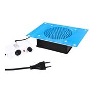 Milageto Aspiradora de polvo para uñas, Extractor de polvo, Adaptador europeo, Máquina de succión de polvo para manicura, Aspiradora de polvo para uñas para