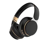 Milageto Auriculares con Cable Auriculares Plegables con Micrófono para PC TV, Negro