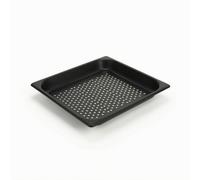 Milageto Bandeja Antiadherente para Horno de Cocción Bandeja de Horneado Lámina de Asado Borde Alto y Opción Perforada para, 354 325 40mm, Bandeja Para Hornear Perforada Antiadherente