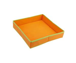 Milageto Bandeja de para niños, Gran Espacio, Tela no Tejida, fácil de Transportar, Plegable, para el Aula, 40x40x9cm