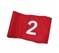 Milageto Bandera de Golf Bandera Putting Entrenamiento Área Práctica Green Rectangular Paño Costuras Limpias Manga para Poste Montaje Rápido Adecuada para Área