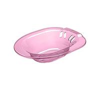 Milageto Baño de asiento para inodoro con descargador 2000ml Lavabo de cadera Bidet Baño de cadera reutilizable para la mayoría de los inodoros, Rosado