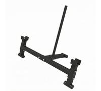 Milageto Barbell Plate Changer Soporte Portadiscos Estación Cambiador Rack Organizador Estructura de Acero con Almohadillas Antideslizantes Adecuado para Entrenamiento en Casa Gimnasio de Garaje