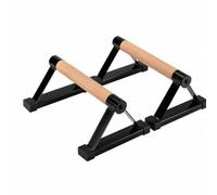 Milageto Barras para Flexiones Cómodo | Barras para Flexiones con Agarre, bases estabilizadoras, Gimnasio en Casa, Principiantes