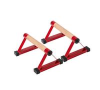 Milageto Barras para Flexiones Cómodo | Barras para Flexiones con Agarre, bases estabilizadoras, Gimnasio en Casa, Principiantes