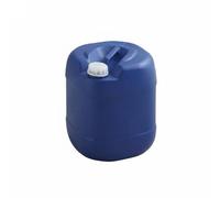 Milageto Barril Químico Tambor Contenedor Bidón con Tapa de Rosca Hermética y Tapón Interno Plástico PP Grueso Apilable con Asa Ergonómica Apto para Transporte, Azul, M