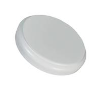 Milageto Base para Muñeca Pedestal Redondo de Madera para Figuras Soporte Decorativo Artesanal Y Accesorio Organizador Adecuado para Sala de Estar Estantería D, 8cm blanco, tal como se describe