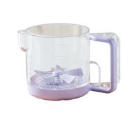 Milageto Batidora de mano para huevos, herramienta de cocina multifunción para hornear, batidor de huevos, batidor, batidor para batidos, de pasteles y, Violeta