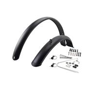 Milageto Bicicleta Guardabarros Kit Delantero Trasero Parafangos Accesorios Ligeros con Accesorio de PVC PP Adecuado para Bicicletas de Montañ, 26 Pulgadas Mate