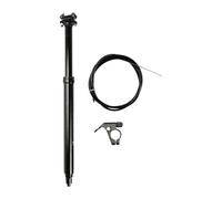 Milageto Bike Dropper Post Regulable con Cable Interno Aluminio Robusto Asiento Ajustable Accesorio de Control para Ciclistas Apto para Rutas de Montaña, Recorrido 150 Mm