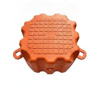 Milageto Bloque Flotante Polietileno Cuadrado | Marino, Cubo Flotante Modular, Antislizante, para embarcaros Flotantes, Marinas